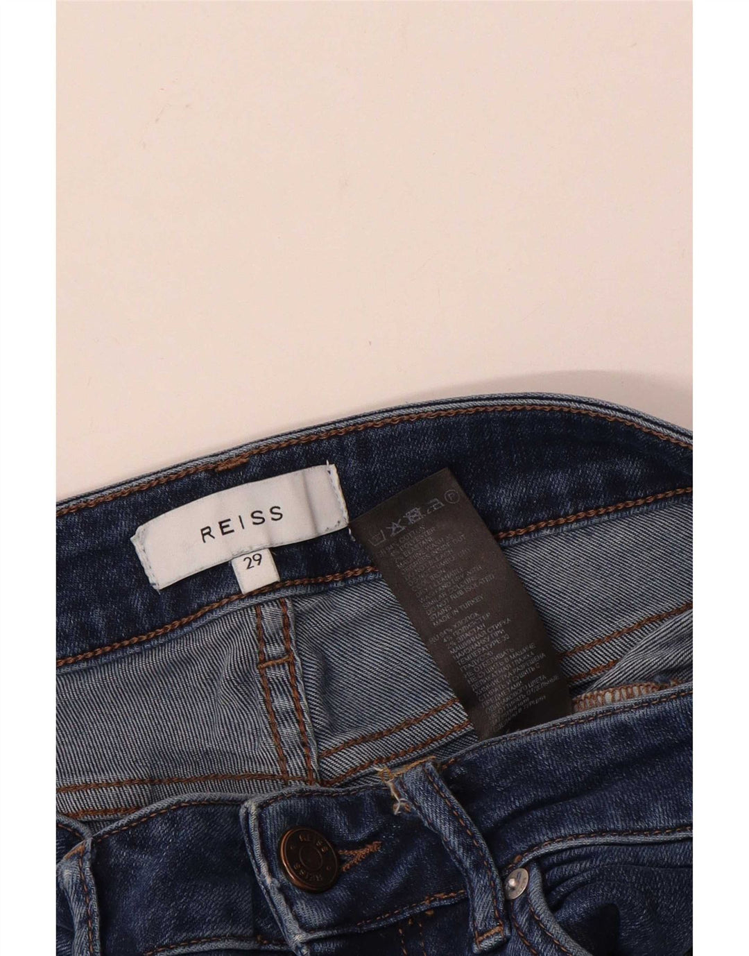 Reiss ženske uske traperice W29 L30 plave