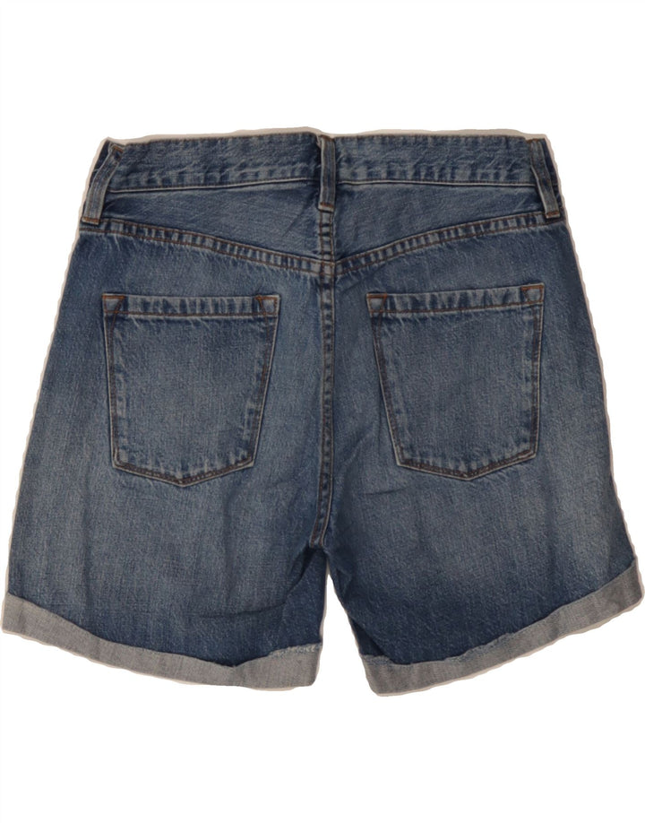 J. CREW Womens Denim Shorts W26 Small  Blue Cotton Vintage J. Crew and Second-Hand J. Crew from Messina Hembry 