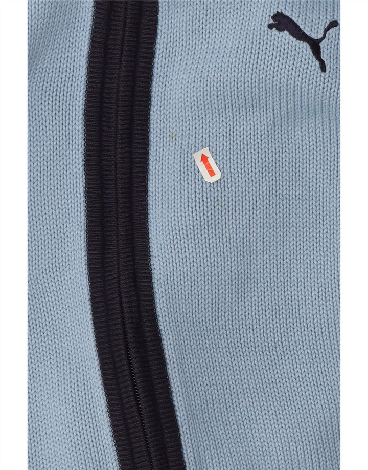 Puma muški kardigan pulover Large Blue Acrylic