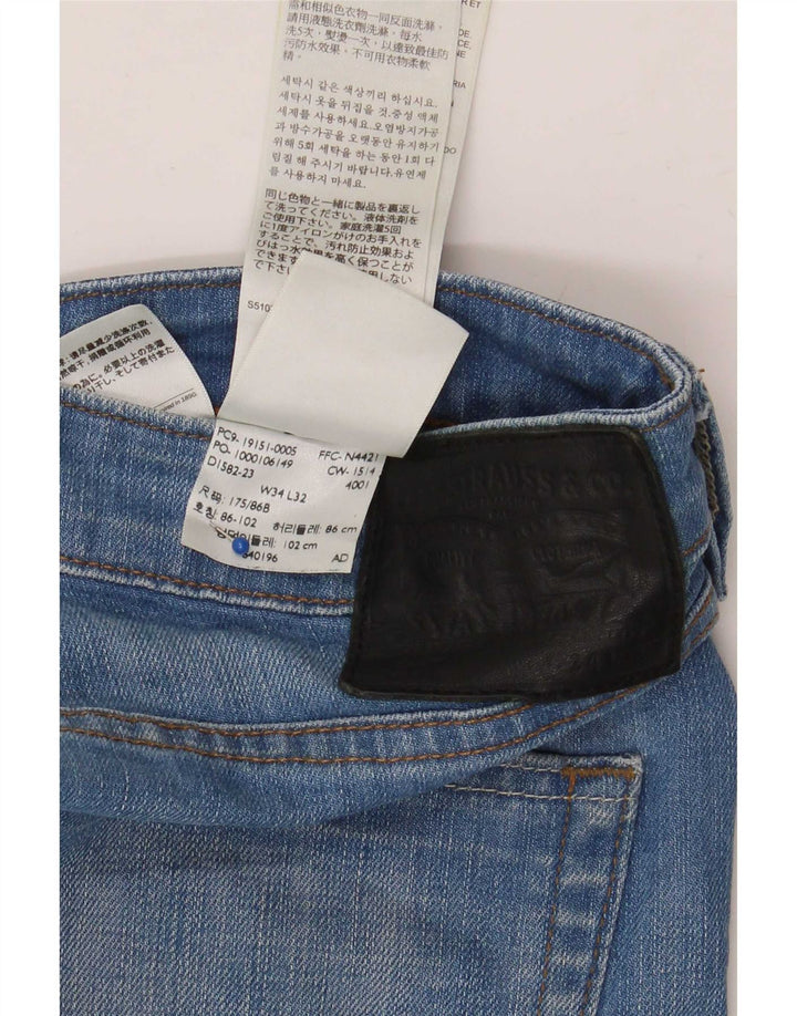 Levi's muške 511 uske traperice W34 L32 plavi pamuk