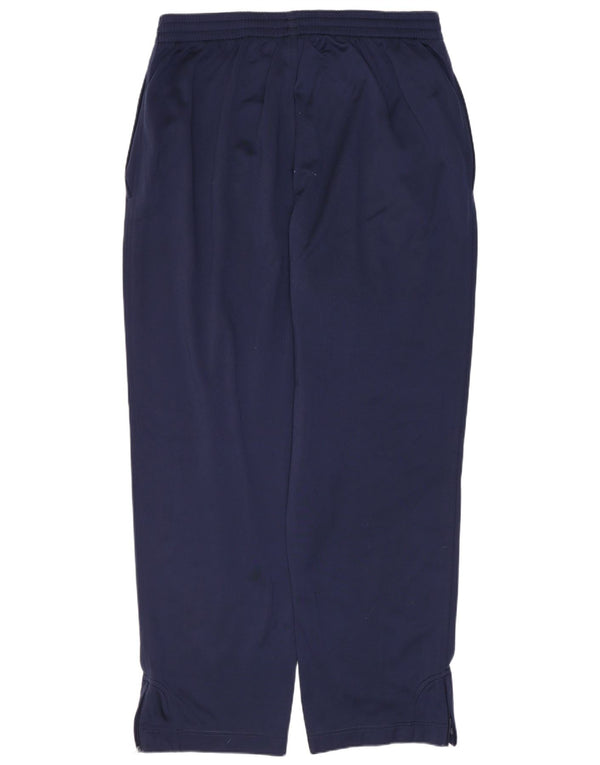 ADIDAS muške hlače za trenirku UK 42/44 velike tamnoplave poliesterske hlače