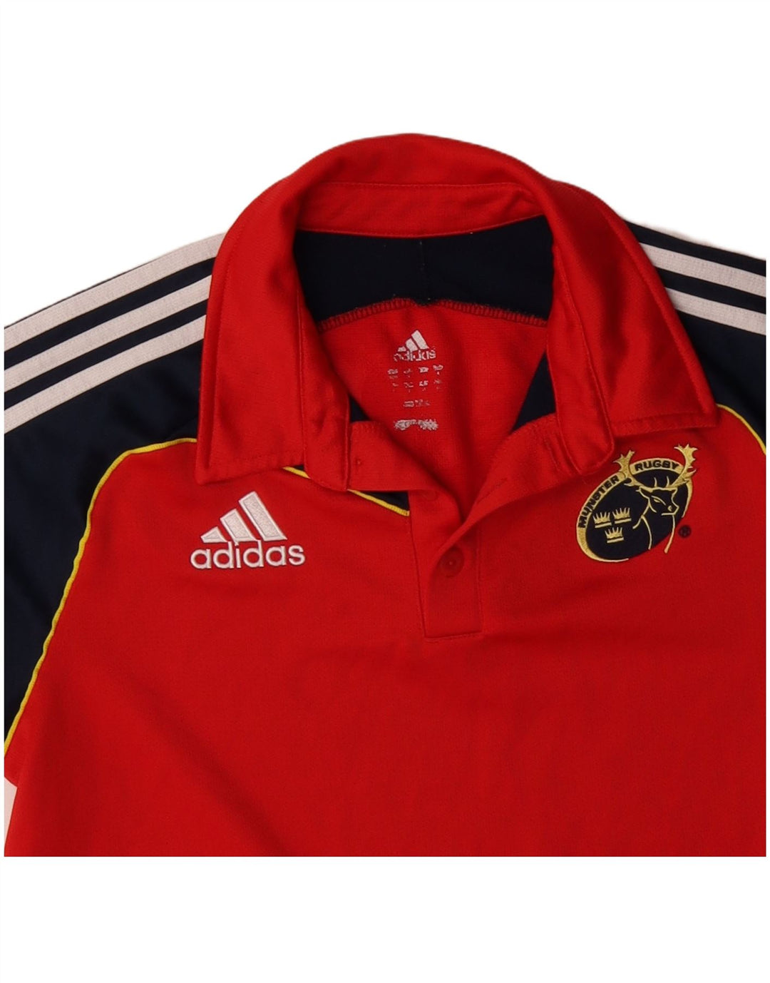 ADIDAS Munster Rugby Graphic polo majica srednje crvene boje