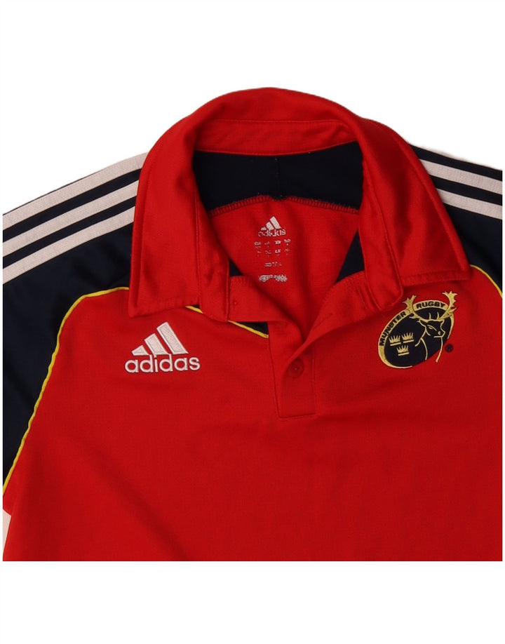 ADIDAS Munster Rugby Graphic polo majica srednje crvene boje