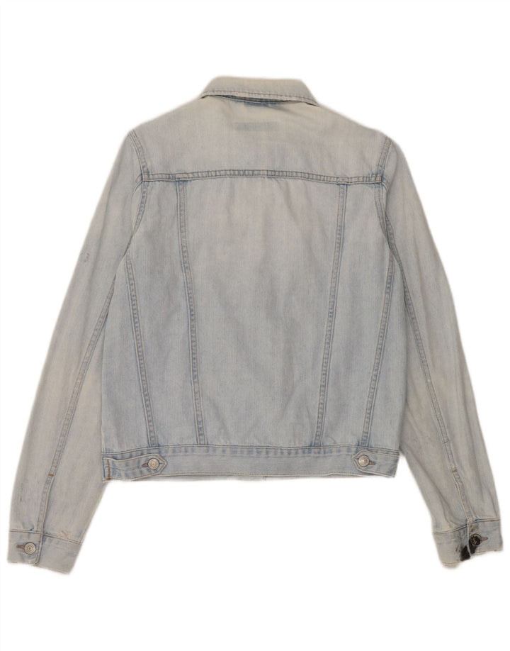 Topshop ženska traper jakna UK 10 Small Blue Cotton