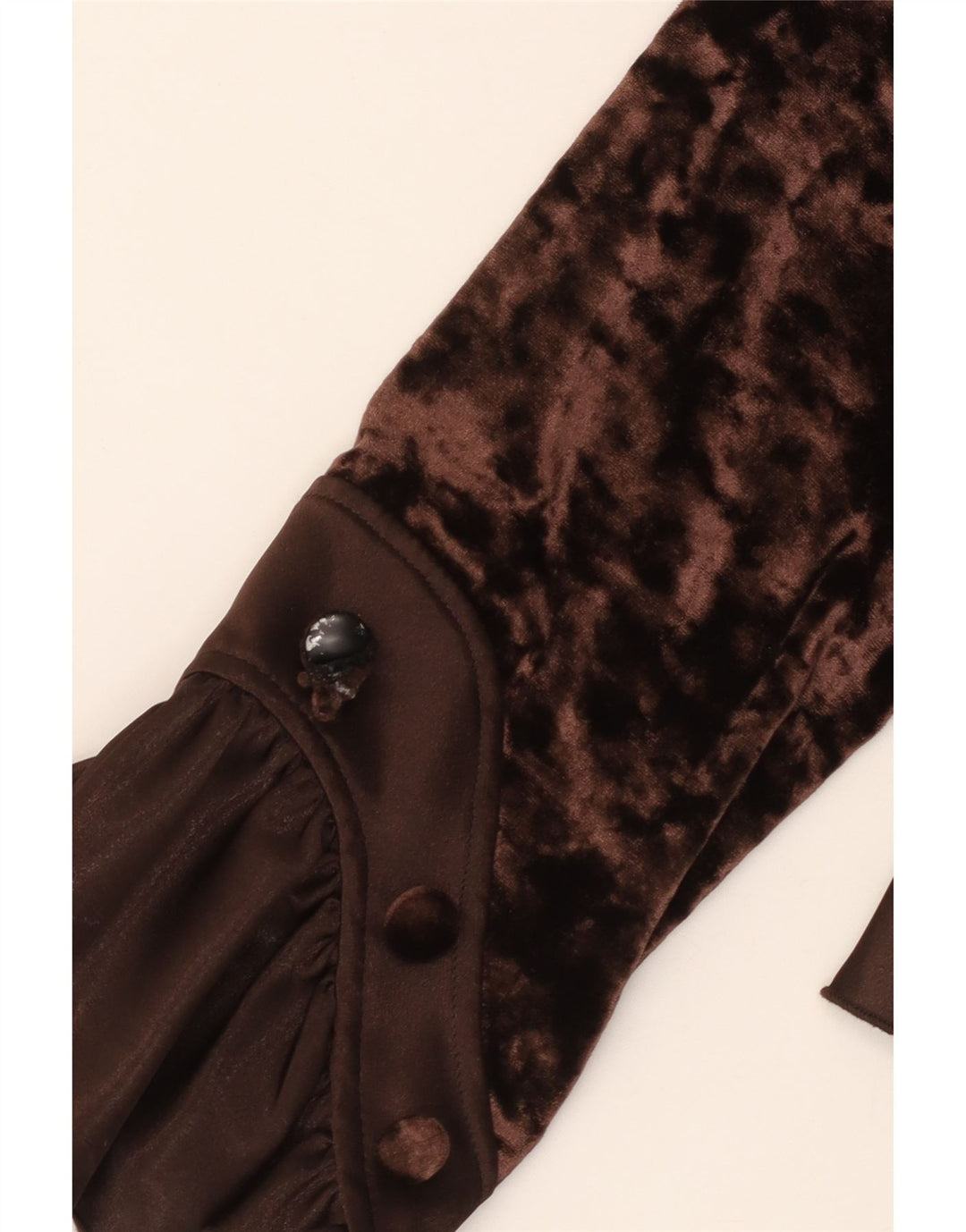 JOSEPH RIBKOFF Ženska košulja od velura UK 16 Veliki smeđi poliester