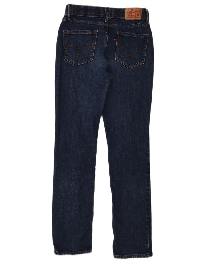 Levi's ženske 525 ravne traperice US 4 male W28 L28 tamnoplave