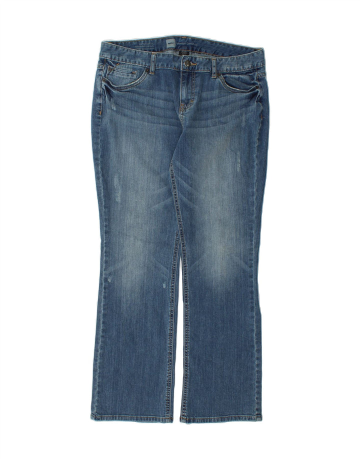 MOSSIMO Womens Curvy Bootcut Jeans US 12 Large W34 L30 Blue Cotton Vintage Mossimo and Second-Hand Mossimo from Messina Hembry 
