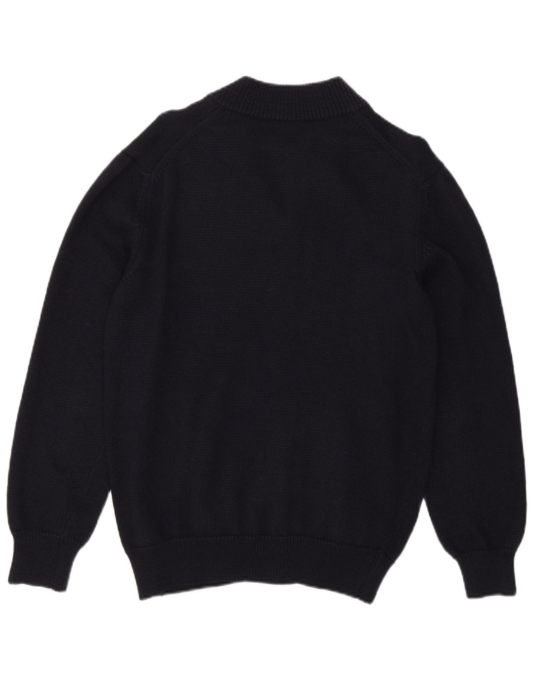 ERMENEGILDO ZEGNA Muški kardigan pulover UK 36 Mali tamnoplavi djevičanski vuneni