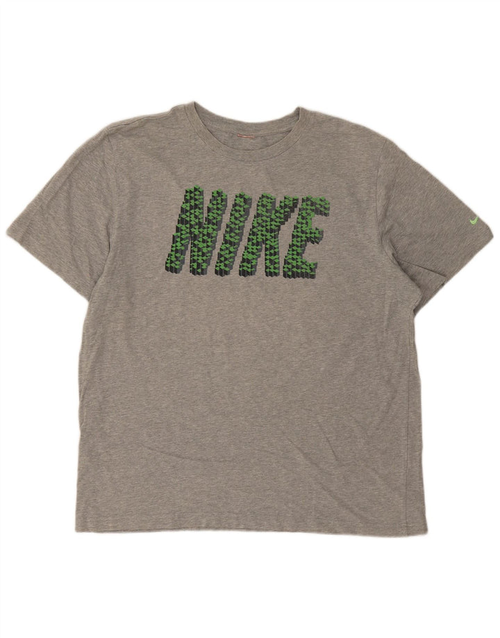 Nike muška majica kratkih rukava s grafičkim motivima, velike sive mrlje