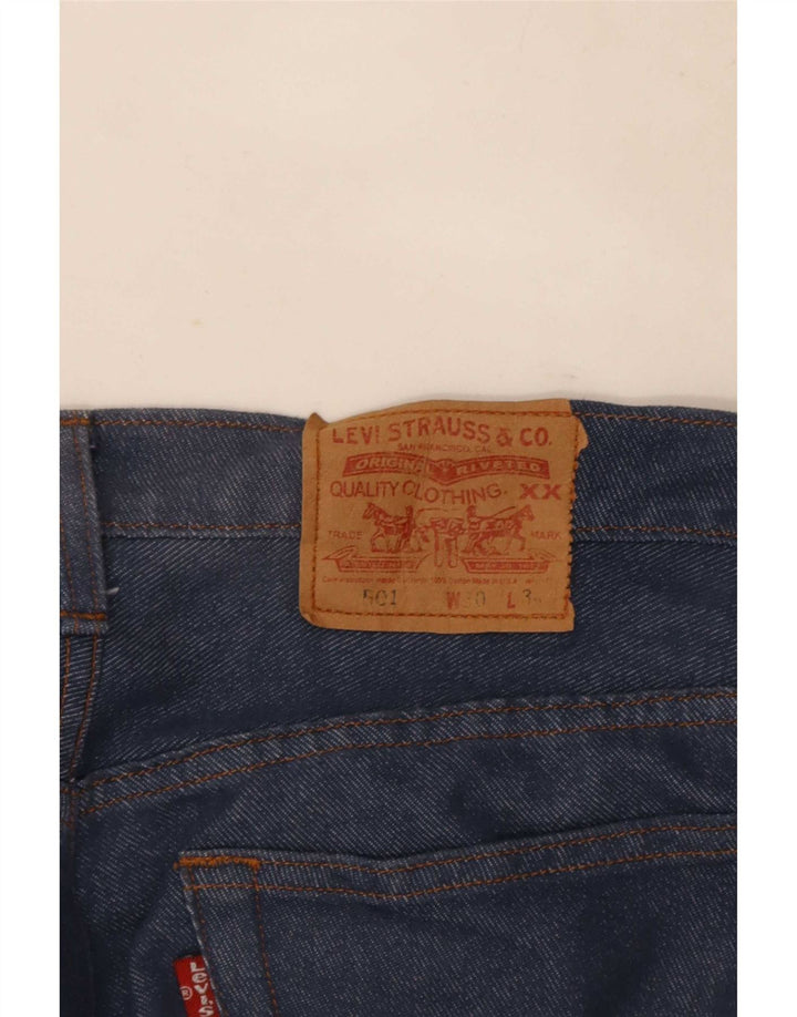 Levi's ženske 501 ravne traperice W30 L28 tamnoplave