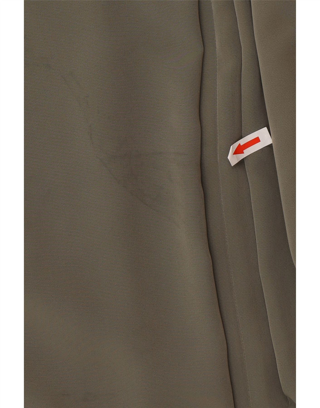 Vintage ženski kaput širokog kroja UK 20 2XL zeleni poliester