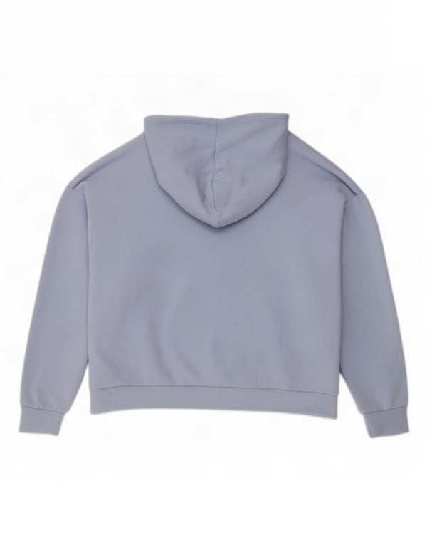 Adidas ženska majica s kapuljačom s grafičkim motivima UK 20/22 XL plavi pamuk