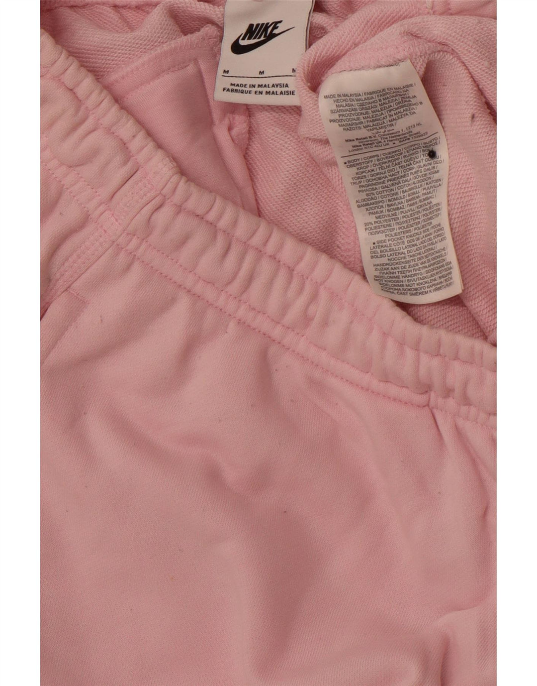 NIKE ženske sportske kratke hlače UK 14 srednje ružičasti pamuk