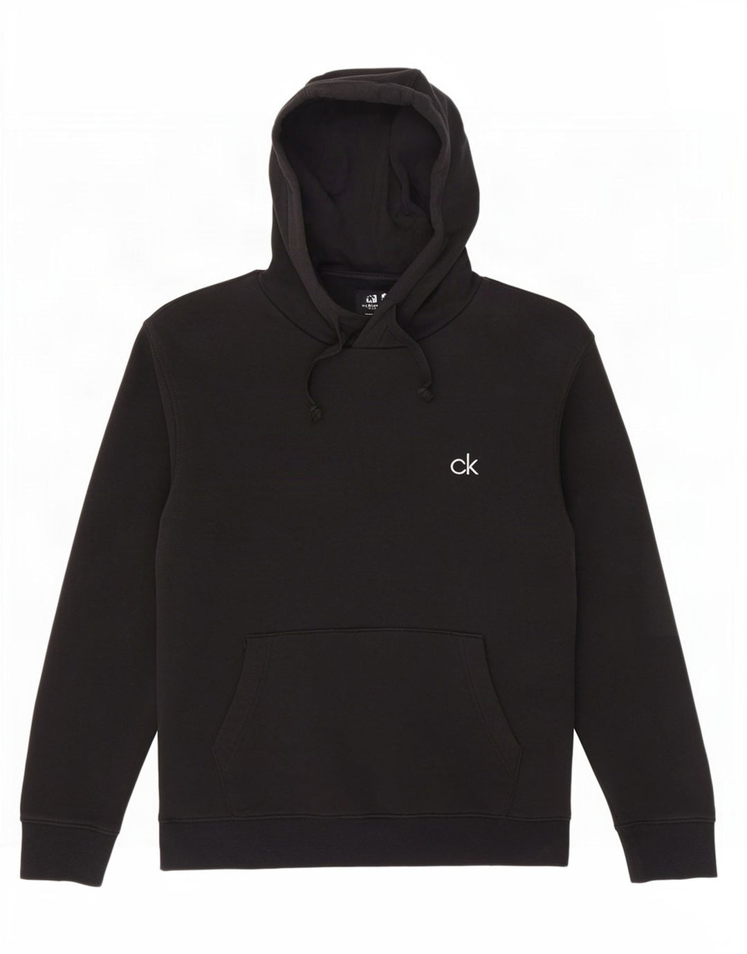 Calvin Klein muška majica s kapuljačom za golf Srednji crni pamuk