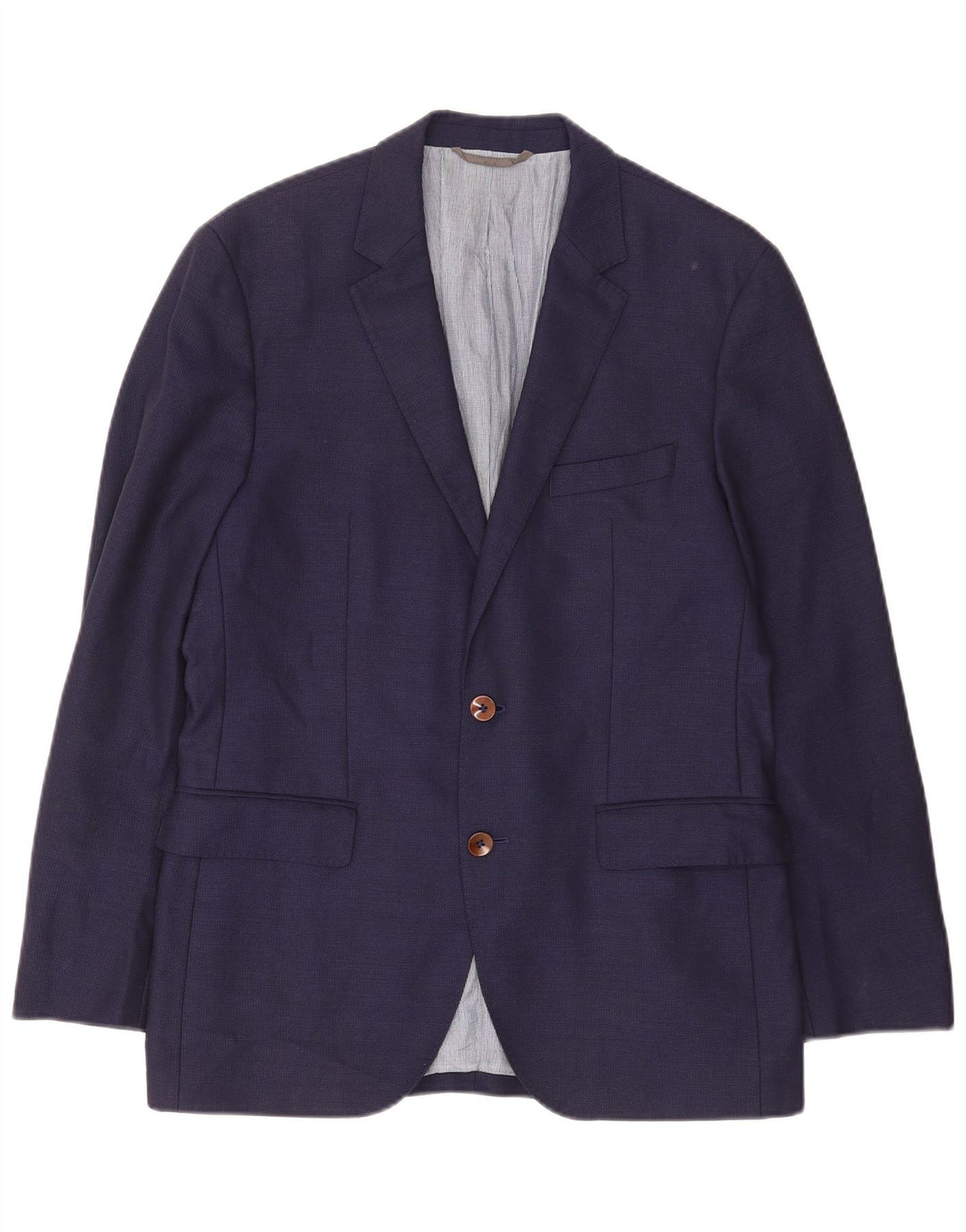 Hugo Boss muška jakna s 2 gumba EU 48 Srednja tamnoplava djevičanska vuna