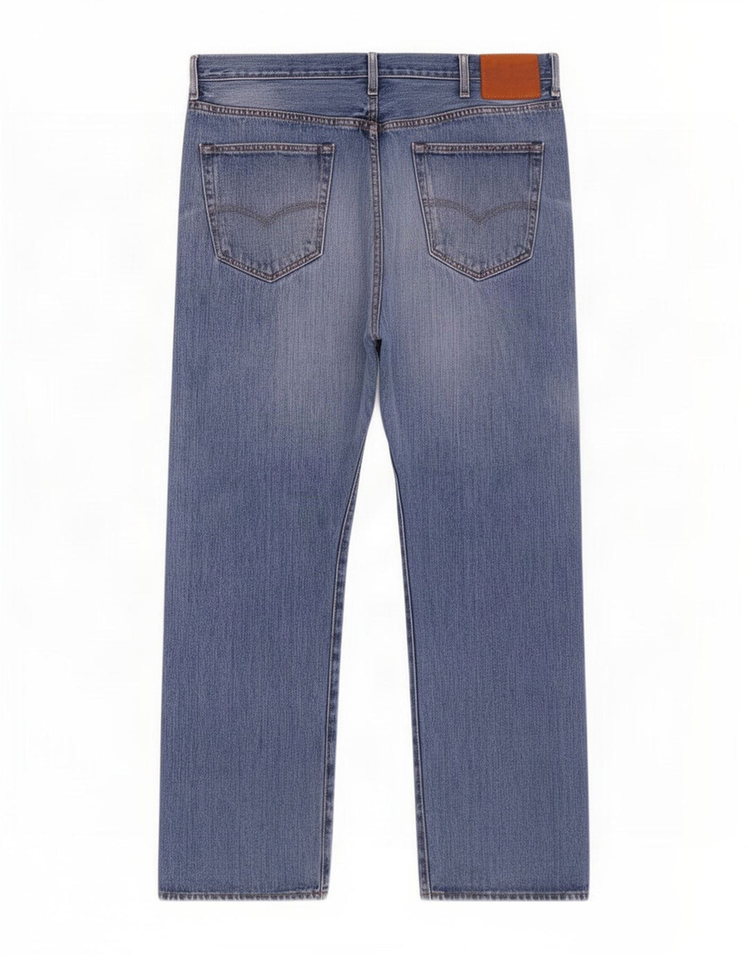 Levi's muške ravne traperice W40 L32 plavi pamuk