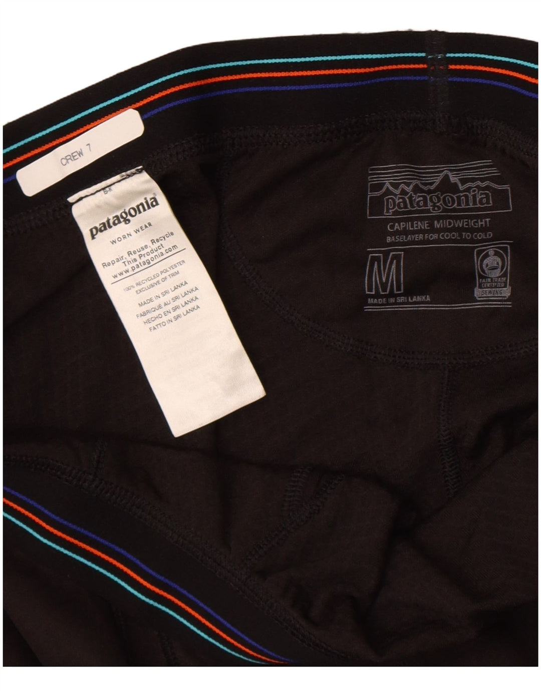 Patagonia muške hlače od srednje crnog poliestera