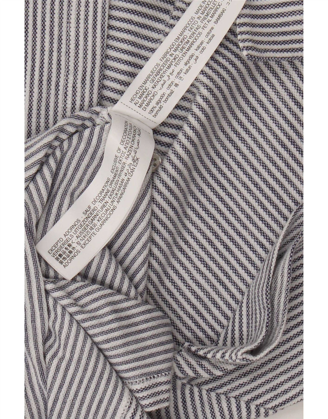Muška polo majica Massimo Dutti srednje plave pamučne pruge