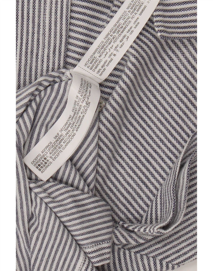 Muška polo majica Massimo Dutti srednje plave pamučne pruge