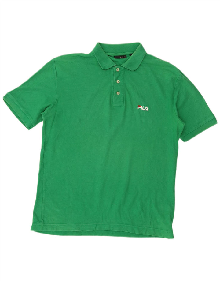 Fila muška polo majica mala zelena pamuk