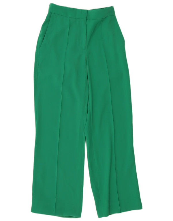 Reiss Ženske male chino hlače širokog kroja UK 6 XS W24 L29 Zelene