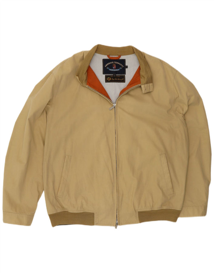 Amerigo Vespucci muška bomber jakna UK 44 2XL bež poliester