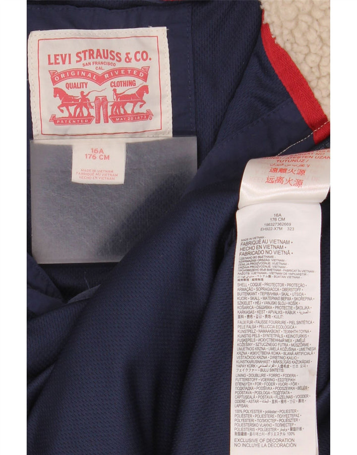 Levi's jakna od flisa za dječake 15-16 godina, bež boja, poliester