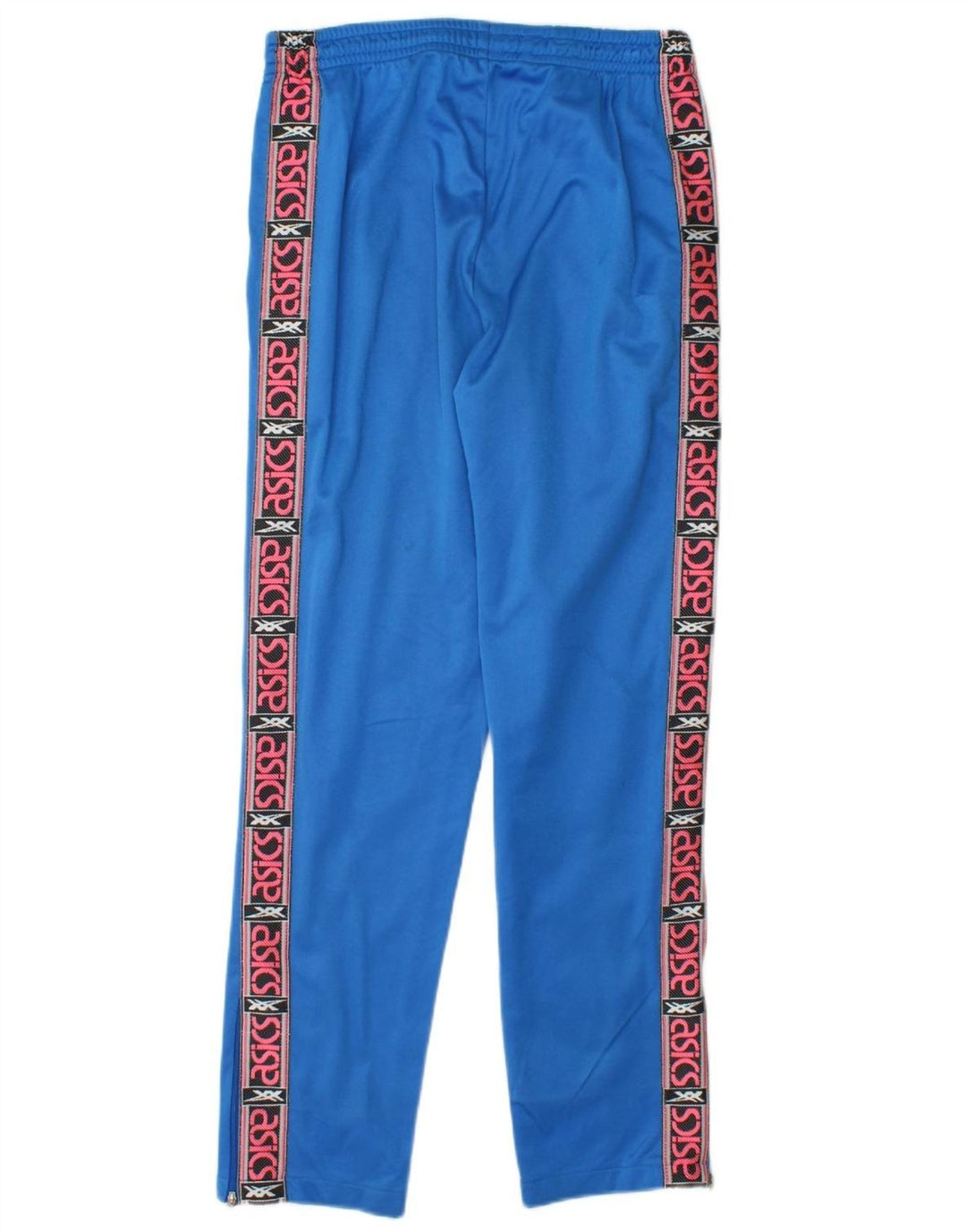 ASICS Mens Graphic Tracksuit Trousers IT 44 XS Blue Polyamide
