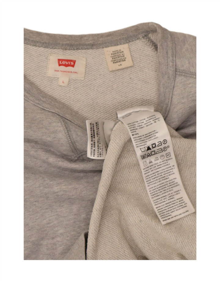 Levi's muška majica s velikim sivim flekama od pamuka