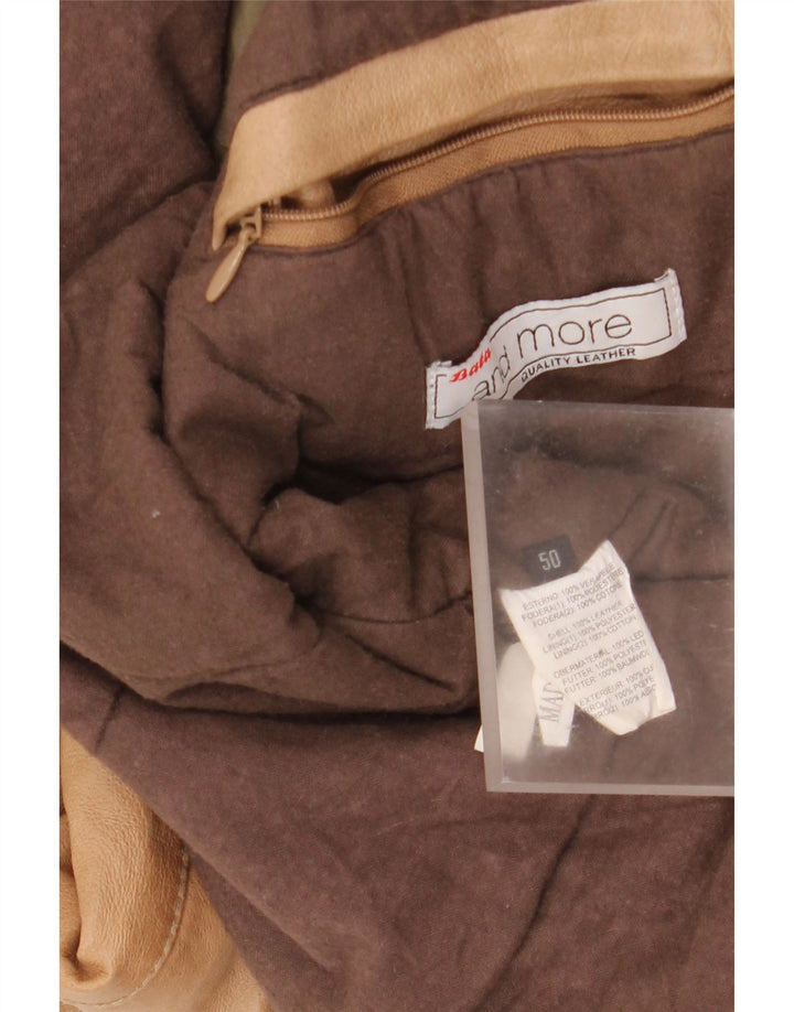 Bata muška kožna jakna s kapuljačom IT 50 Large Beige Leather