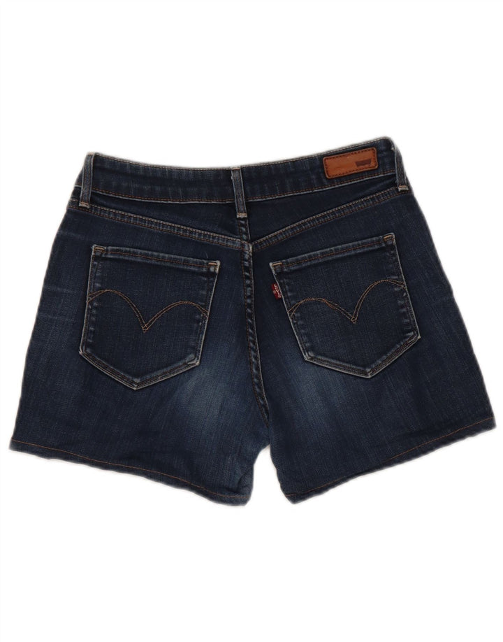 Levi's ženske traper kratke hlače Bold Curve W28 srednje tamnoplavi pamuk