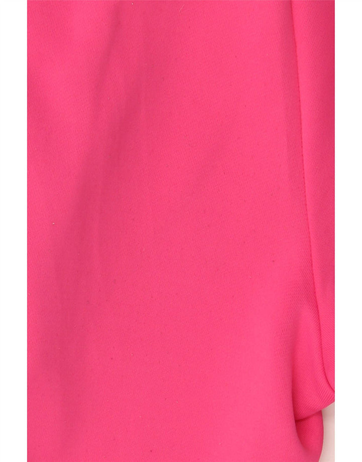 Adidas ženske ravne hlače od trenirke UK 10, mali ružičasti poliester