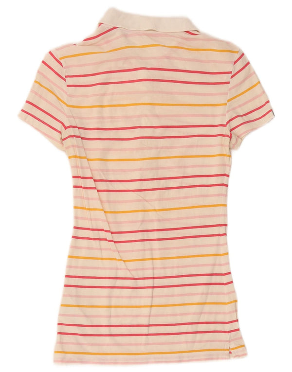 Nike ženska polo majica UK 4/6 XS pamuk s bijelim prugama