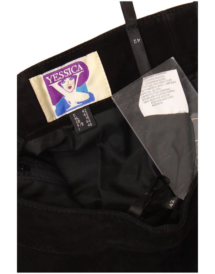 YESSICA ženska pencil suknja UK 16 velika W30 crni acetat