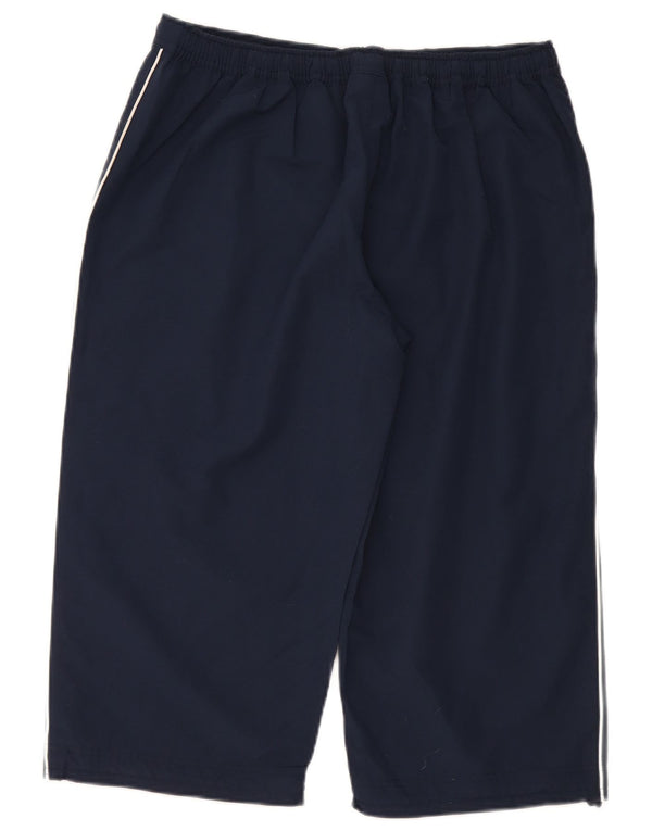 Reebok ženske Capri trenirke hlače UK 18 XL tamnoplavi poliester