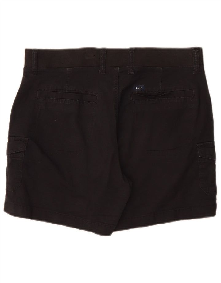 Lee ženske kargo kratke hlače srednjeg rasta opuštenog kroja US 8 srednje veličine W30 crni pamuk