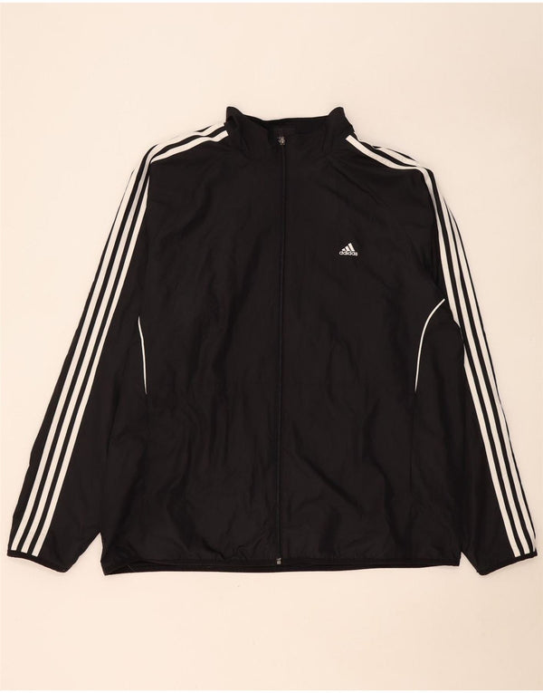 Adidas muška trenirka gornja jakna XL crni poliester