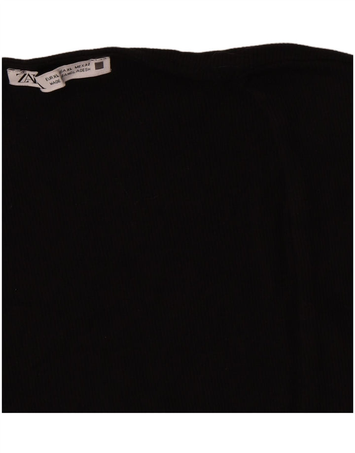 Zara ženski prsluk UK 18 XL crni