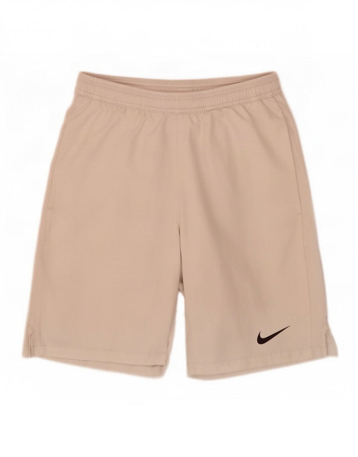Nike muške Dri Fit sportske kratke hlače, male bijele poliesterske