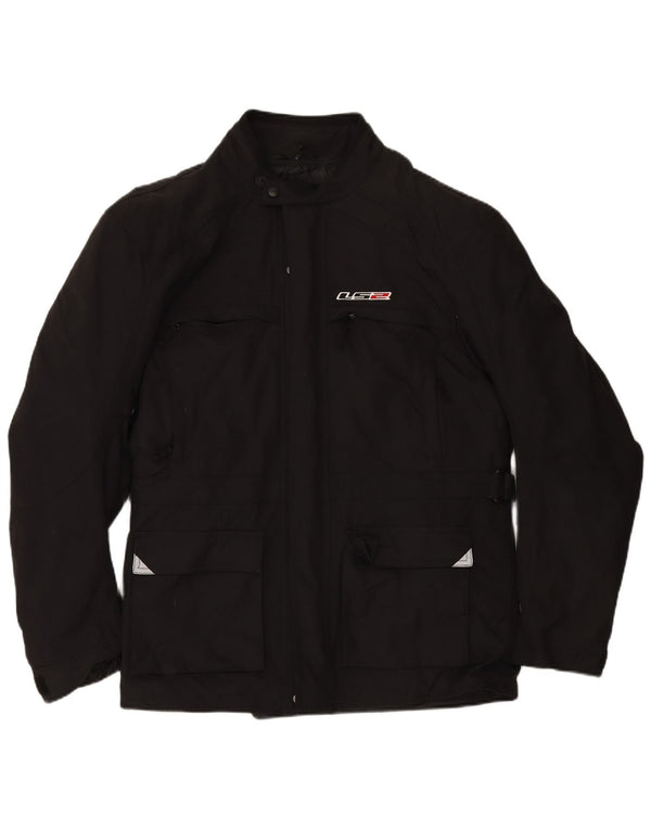 LS2 Muška odjeća Graphic Racer Jacket UK 48 4XL crni poliamid