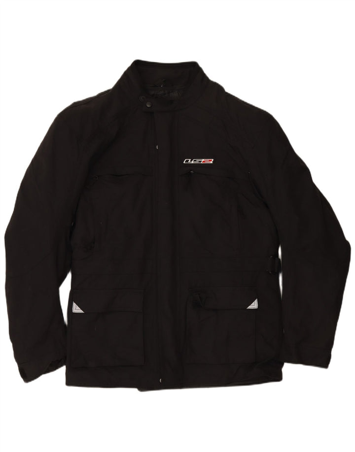 LS2 Muška odjeća Graphic Racer Jacket UK 48 4XL crni poliamid