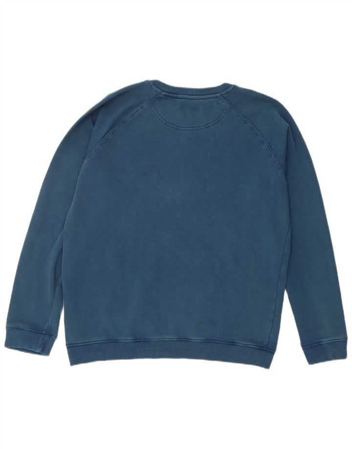 LYLE & SCOTT Boys Sweatshirt Jumper 15-16 Years Navy Blue Cotton