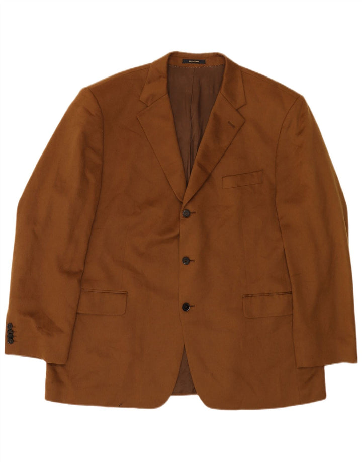 VAN GRAAF Muška jakna sa 3 gumba UK 42 XL smeđi kašmir