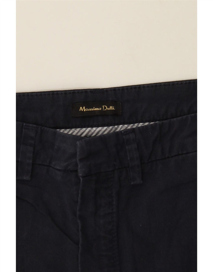 MASSIMO DUTTI Womens Slim Chino Trousers W26 L28 Navy Blue Vintage Massimo Dutti and Second-Hand Massimo Dutti from Messina Hembry 