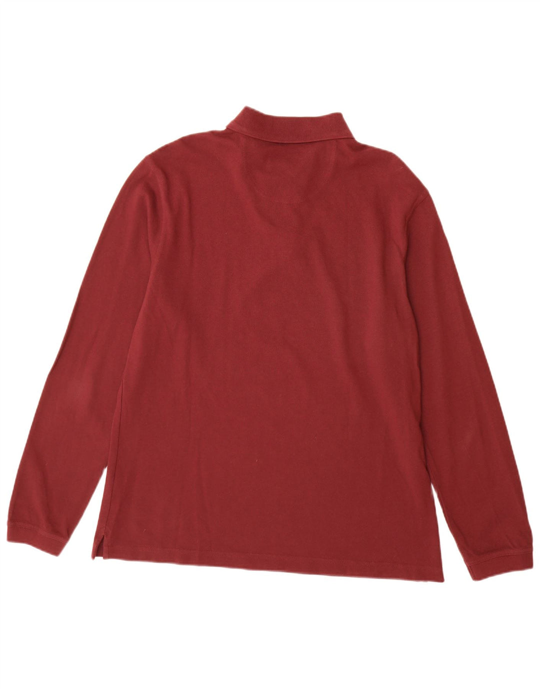 BARBOUR Muška polo majica dugih rukava XL Bordo pamuk