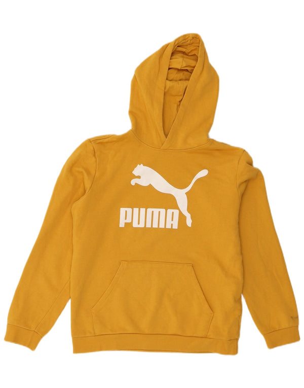 Puma majica s kapuljačom za djevojčice 15-16 godina XL, žuti pamuk