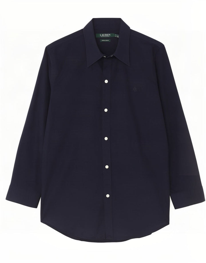 Ženska košulja Ralph Lauren UK 14 srednje tamnoplavi pamuk
