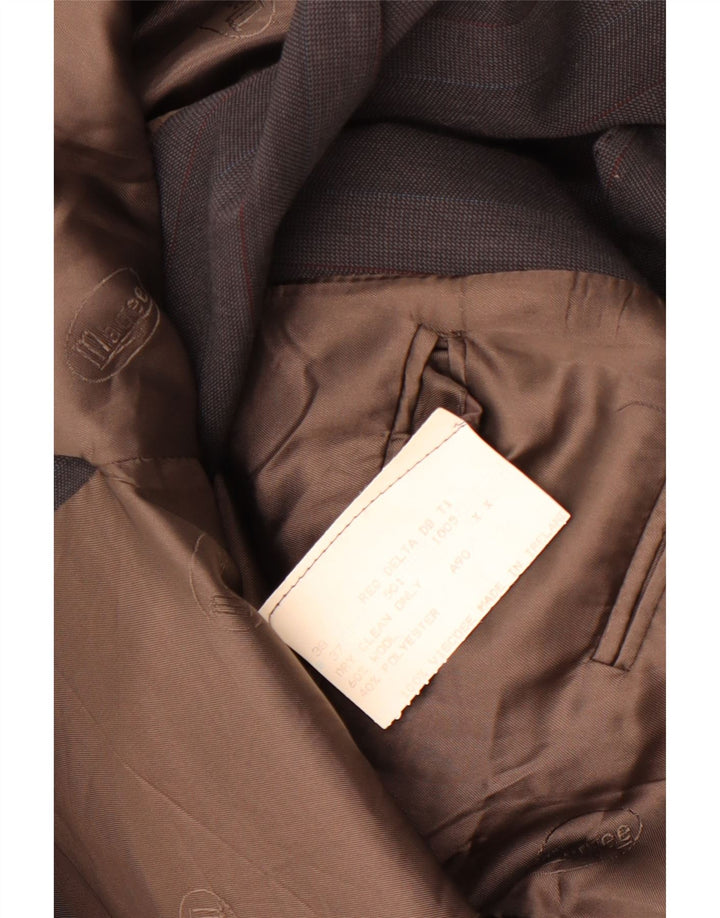 Magee muška jakna s dvostrukim kopčanjem UK 38 Vuna srednje sivih pruga