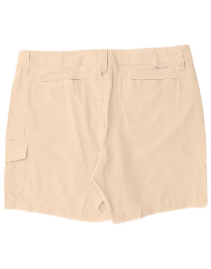 Eddie Bauer ženske kargo kratke hlače US 8 srednje W30 bež poliester