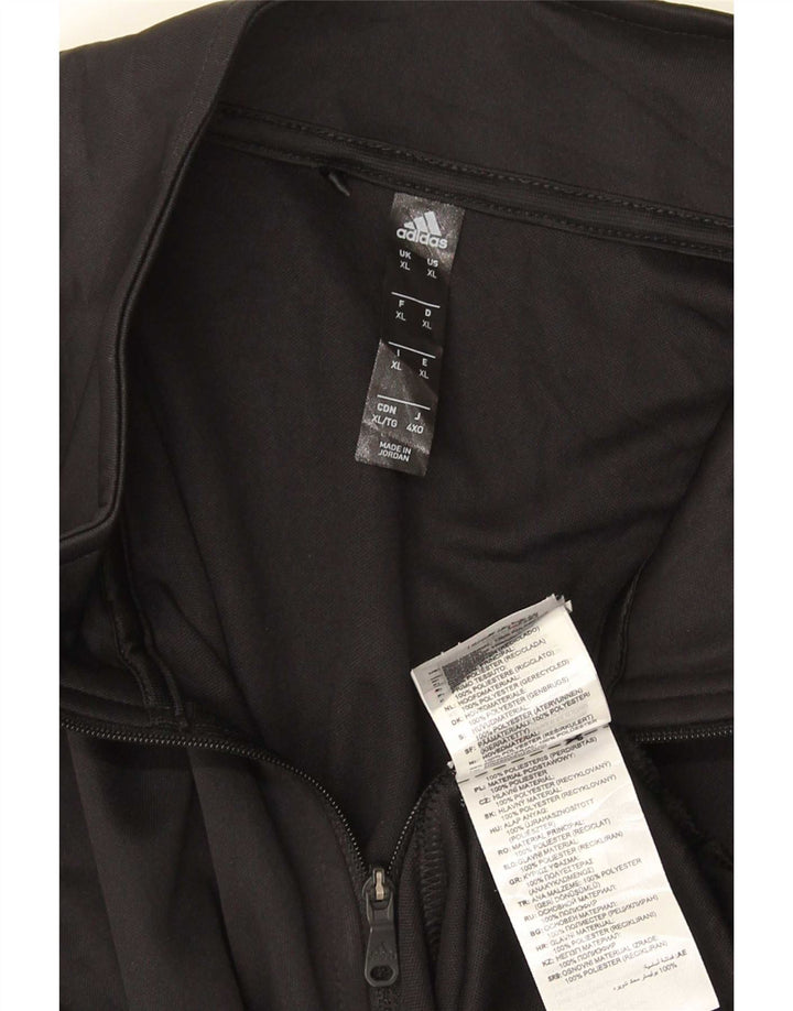 Adidas muška majica s izrezom i dugim rukavima XL crni poliester